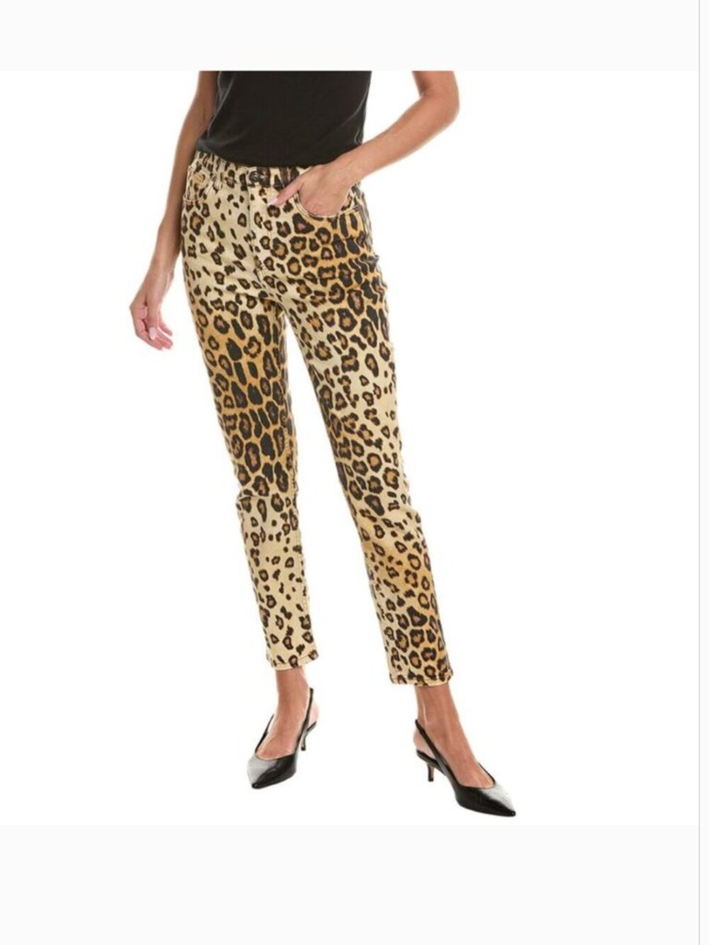 ETRO MILANO NWT Leopard Print Skinny Jeans size 28